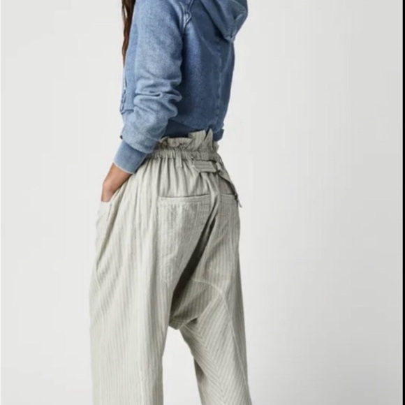 Free People Runyon Oversized Stripe Pants XS excellent condition - Picture 5 of 10